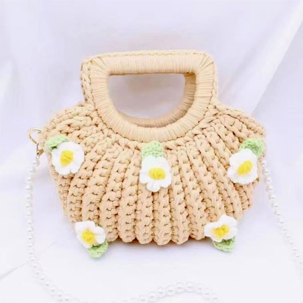 Crochet Crossbody Beach Bag