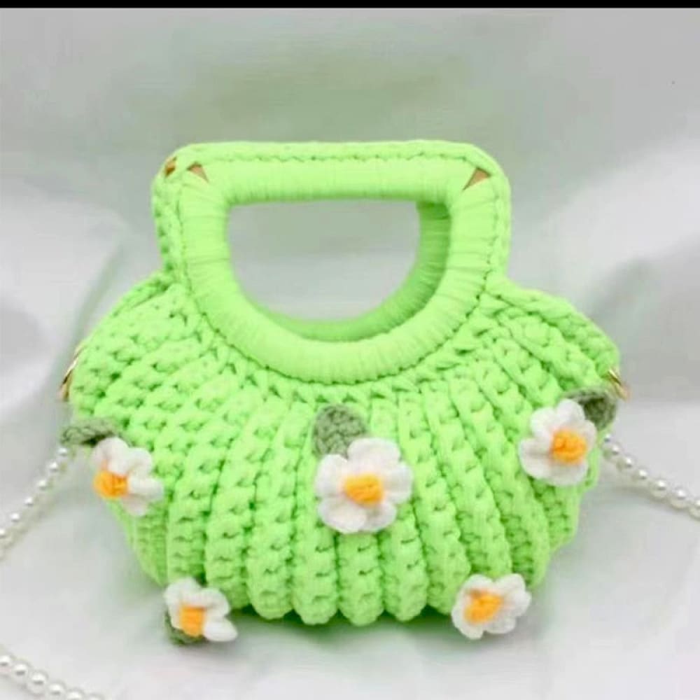 Crochet Crossbody Beach Bag