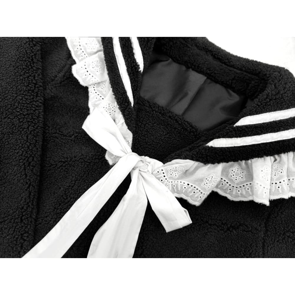 Cute Black Sailor Jacket