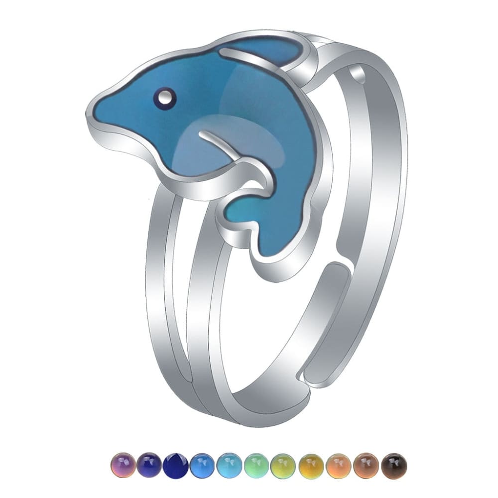 Cute Dolphin Ring