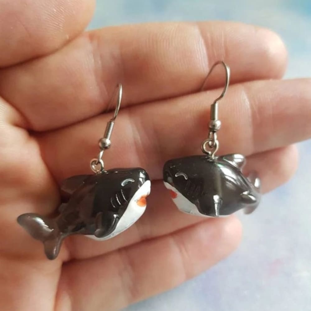 Cute Shark Resin Earrings