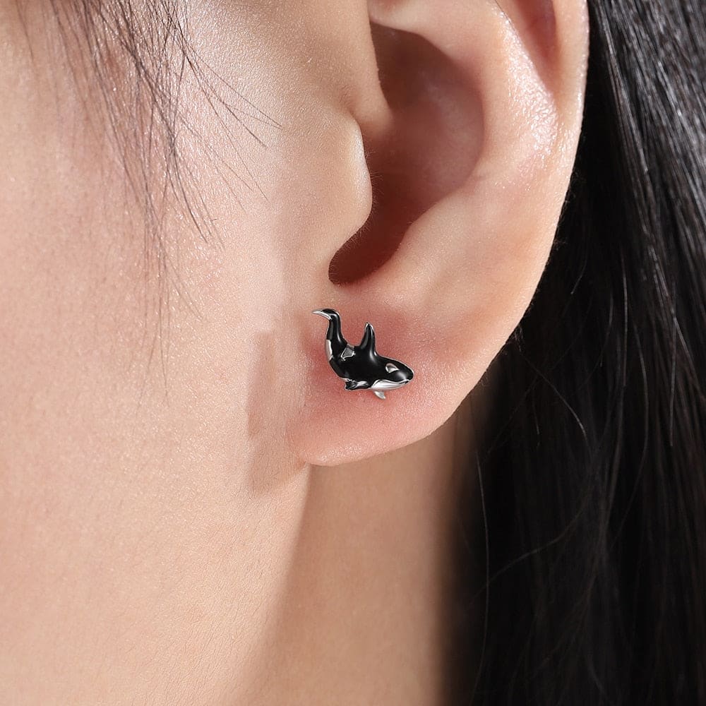 Cute Whale Earrings