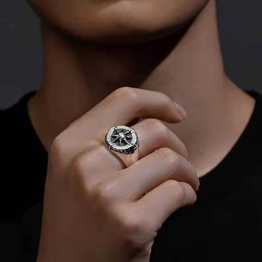 Madeinsea© - Diamond Star Compass Ring