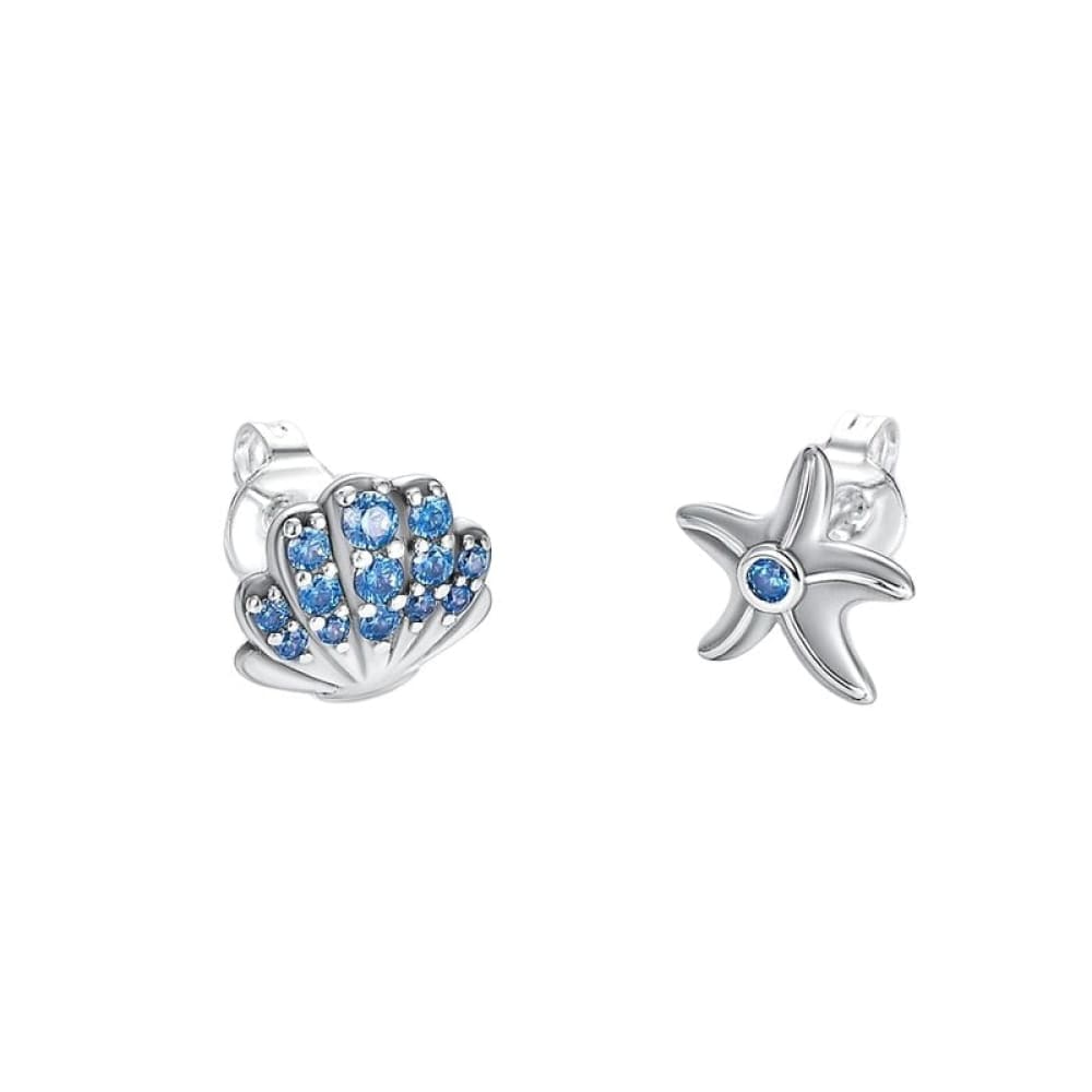 Diamond Starfish Earrings
