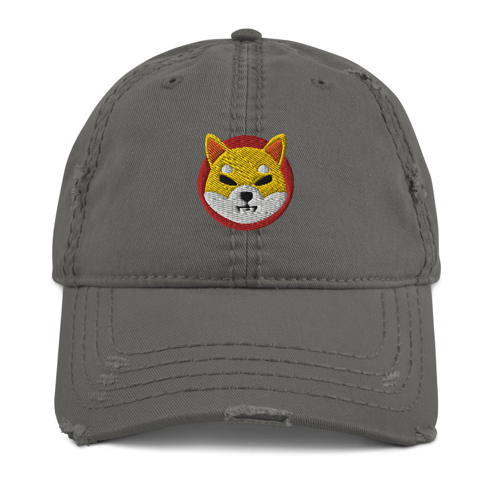 Shib Coin Hat, Shiba Inu Coin, Shiba Inu Hat, Shiba Inu Token, Shiba Coin Hat, Shiba Coin, Shiba Inu Token, Shiba Inu Crypto, Distressed Hat - Madeinsea©
