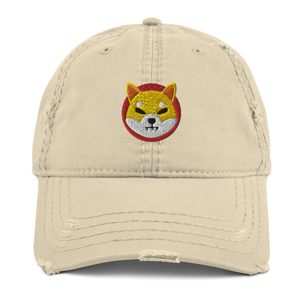 Shib Coin Hat, Shiba Inu Coin, Shiba Inu Hat, Shiba Inu Token, Shiba Coin Hat, Shiba Coin, Shiba Inu Token, Shiba Inu Crypto, Distressed Hat - Madeinsea©