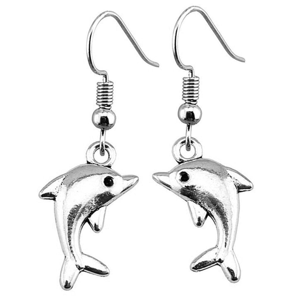 Dolphin Dangle Earrings