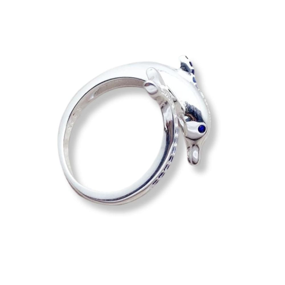 Dolphin Diamond Ring