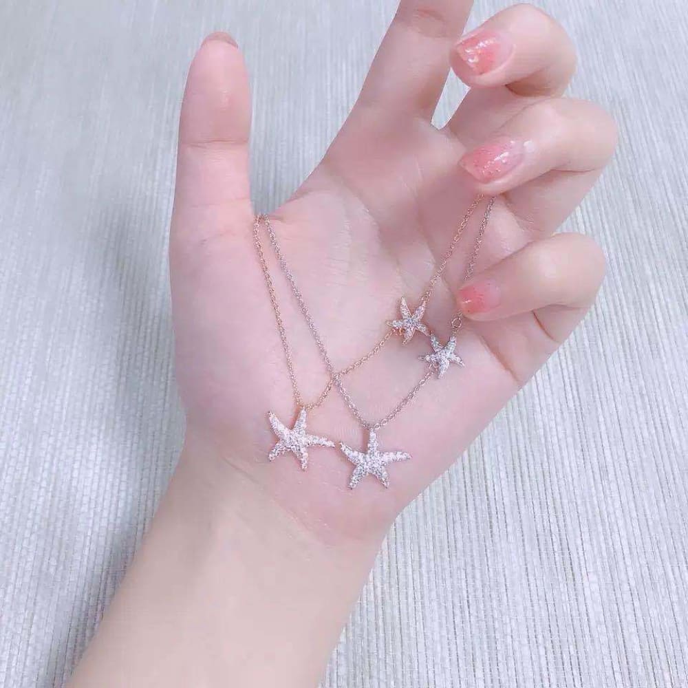 Double Starfish Necklace