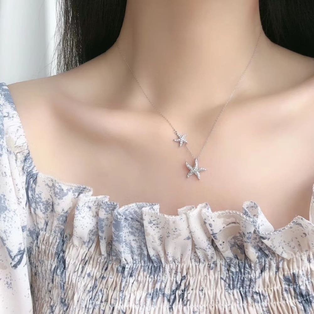 Double Starfish Necklace