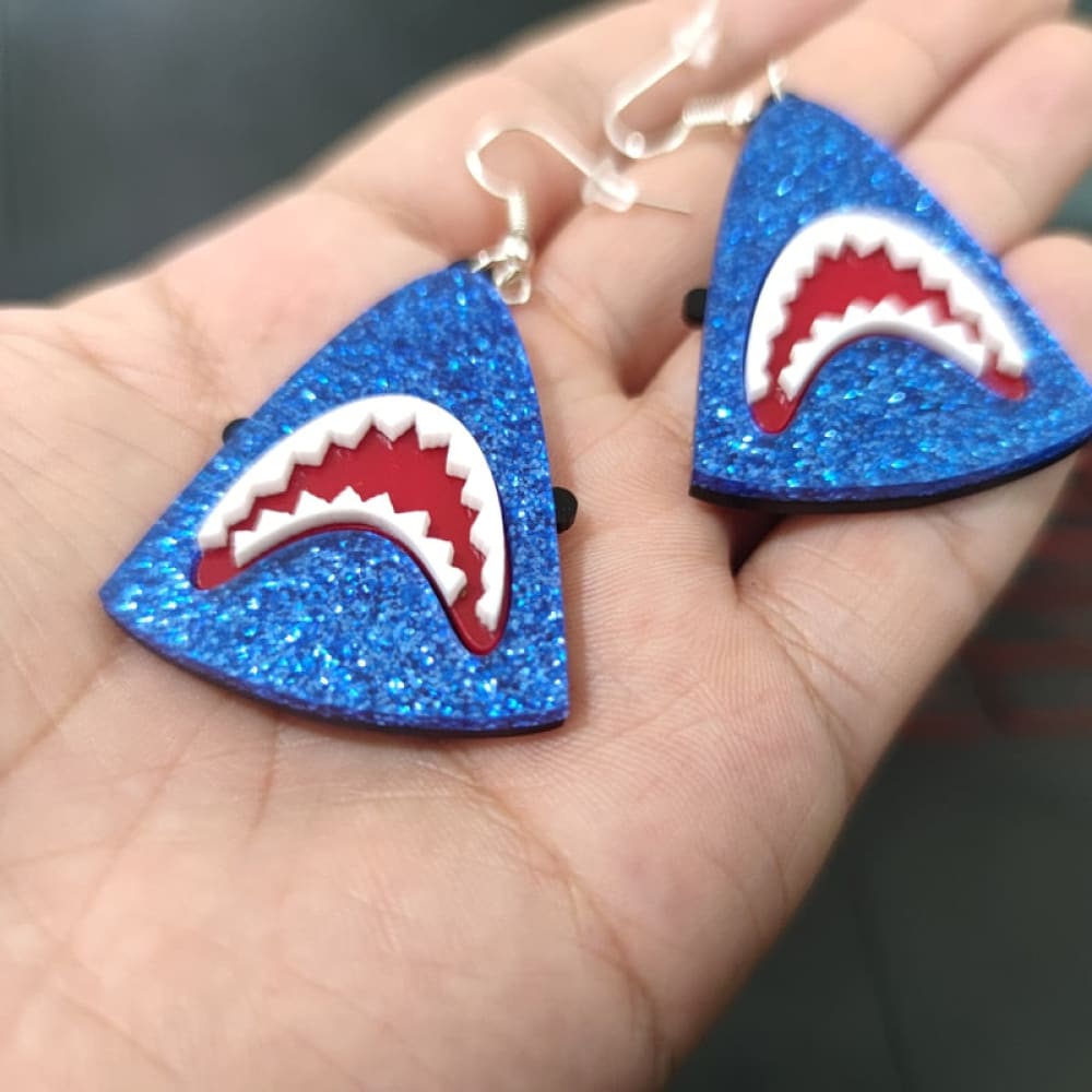 Drop Shark Earrings