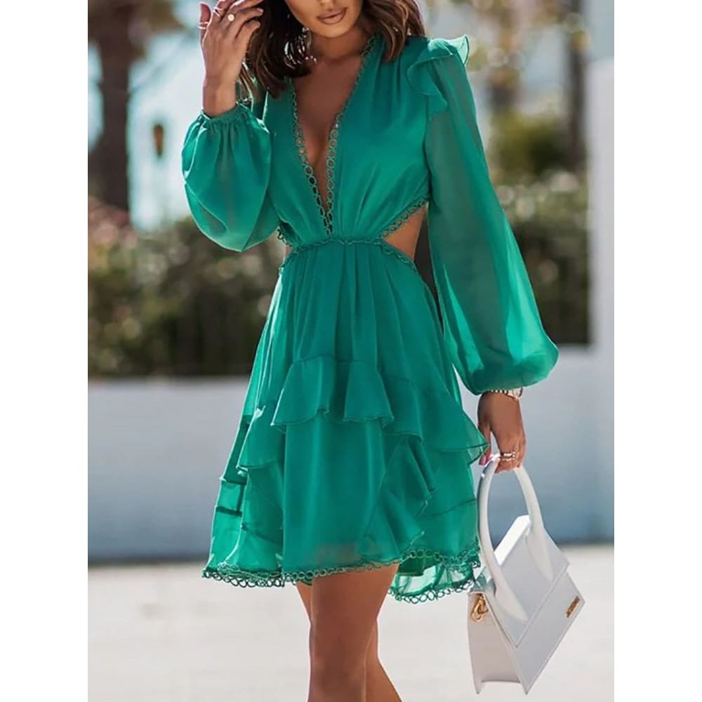 Emerald Green Beach Dress
