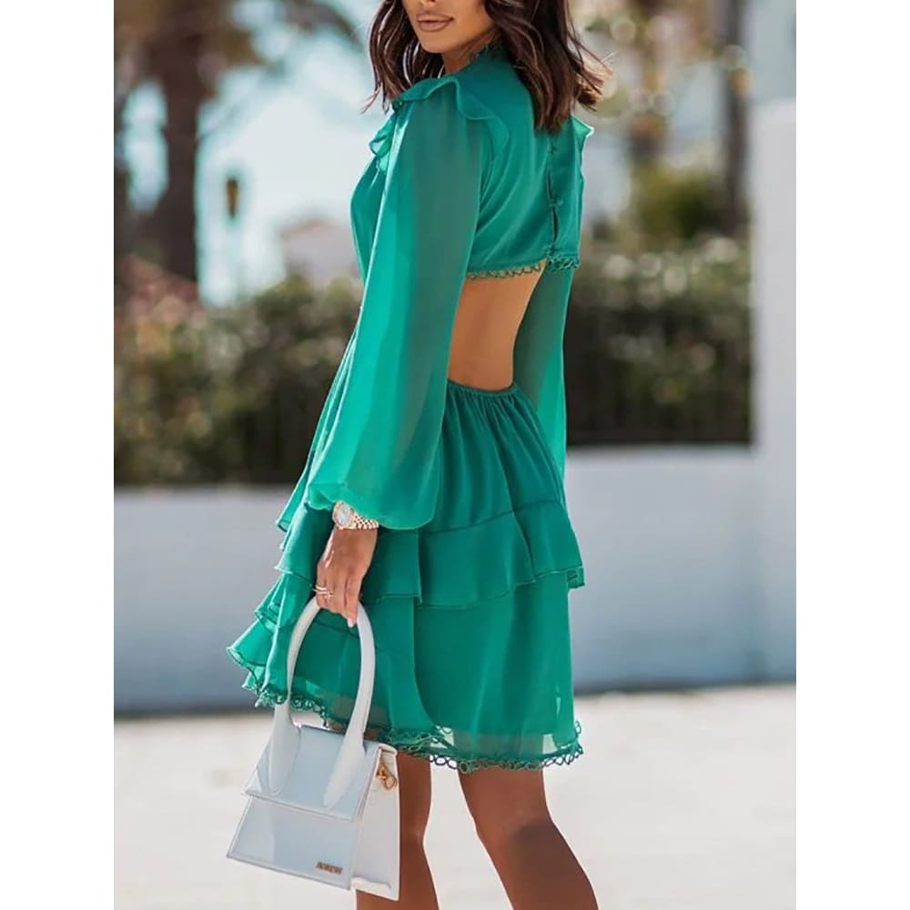 Emerald Green Beach Dress
