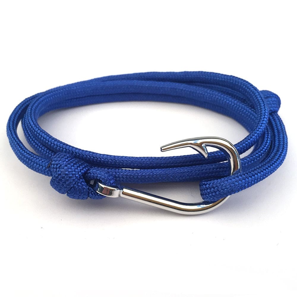 Fish Hook Bracelet- Caribbean Blue - Darcizzle Offshore
