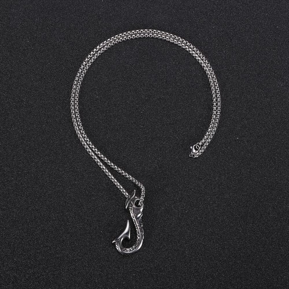 Fish hook chain Necklace