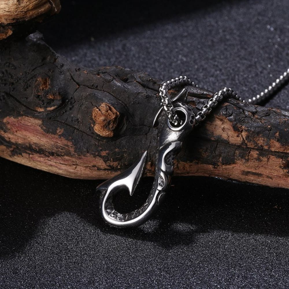 Fish hook chain Necklace