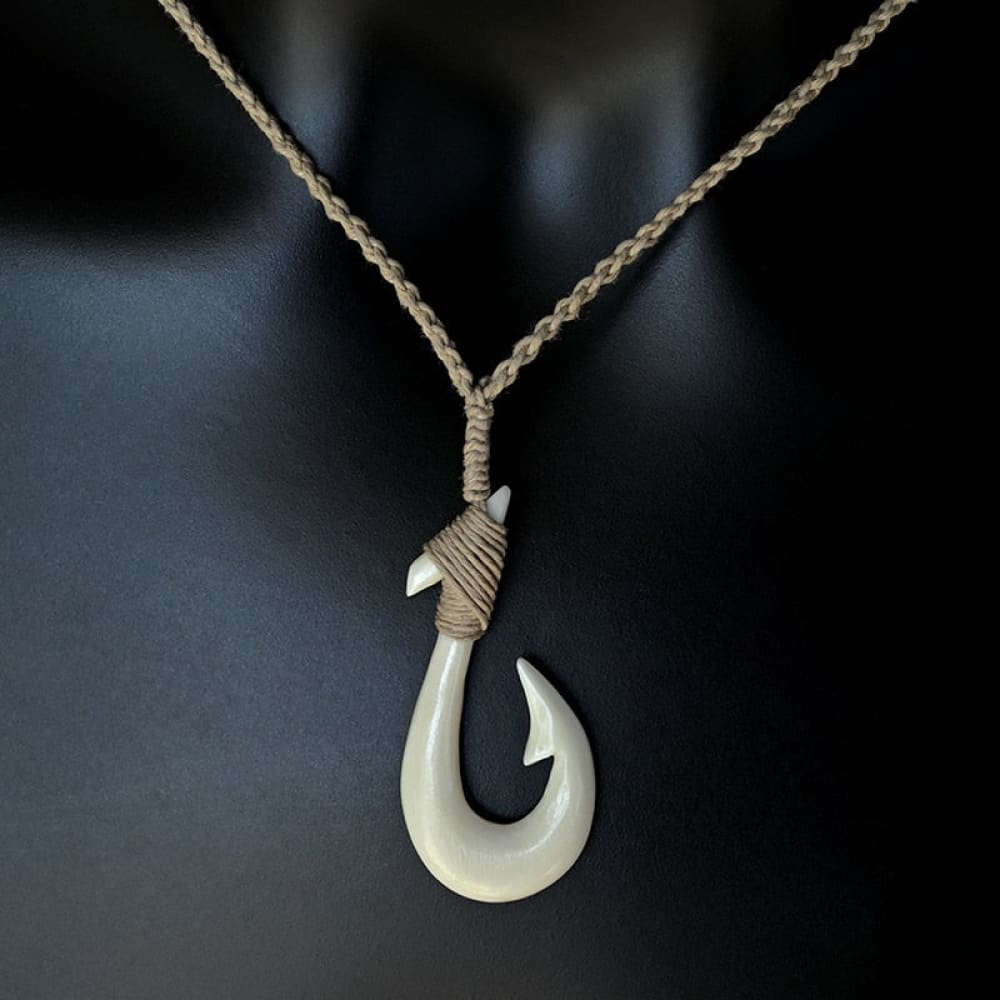 Madeinsea - Fish Hook Necklace Bone