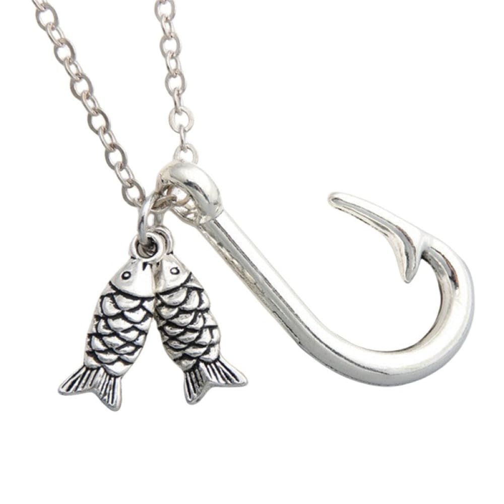 Amazon.com: Shani & Adi Jewelry Hook necklace for men, men's necklace with  silver hook pendant, silver chain, fisherman, fish hook, men's necklace,  nautical, groomsmen gift : Shani & Adi: Everything Else
