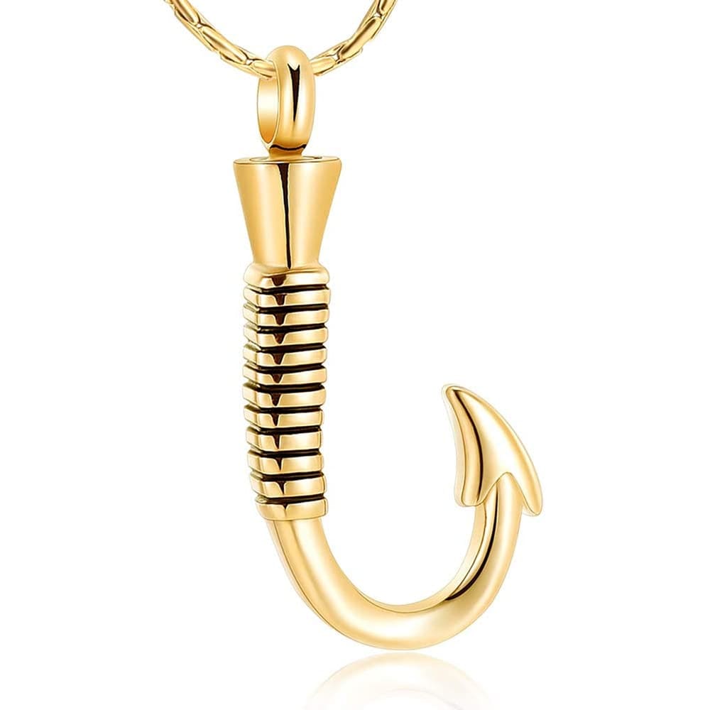 Fish Hook Urn Necklace