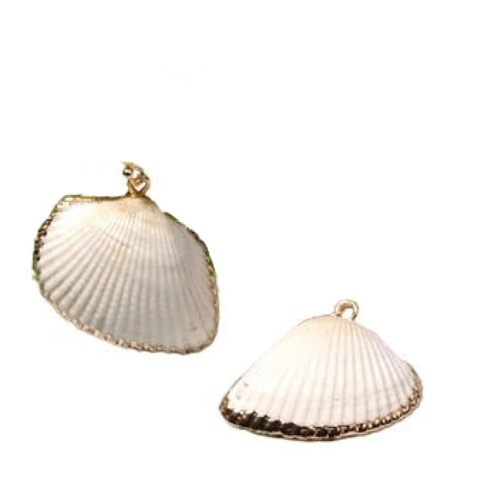 Gold Boho Shell Earrings