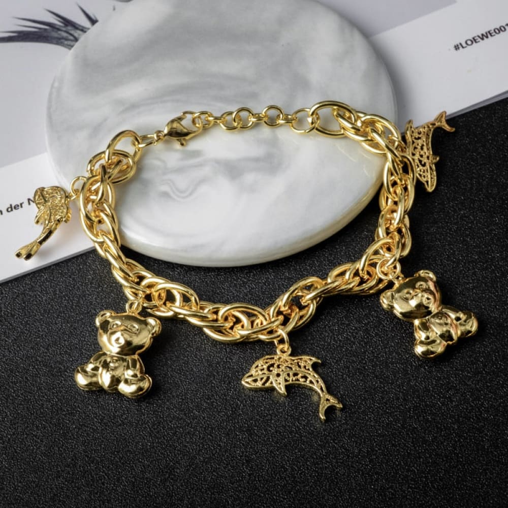Gold Fish Bracelet