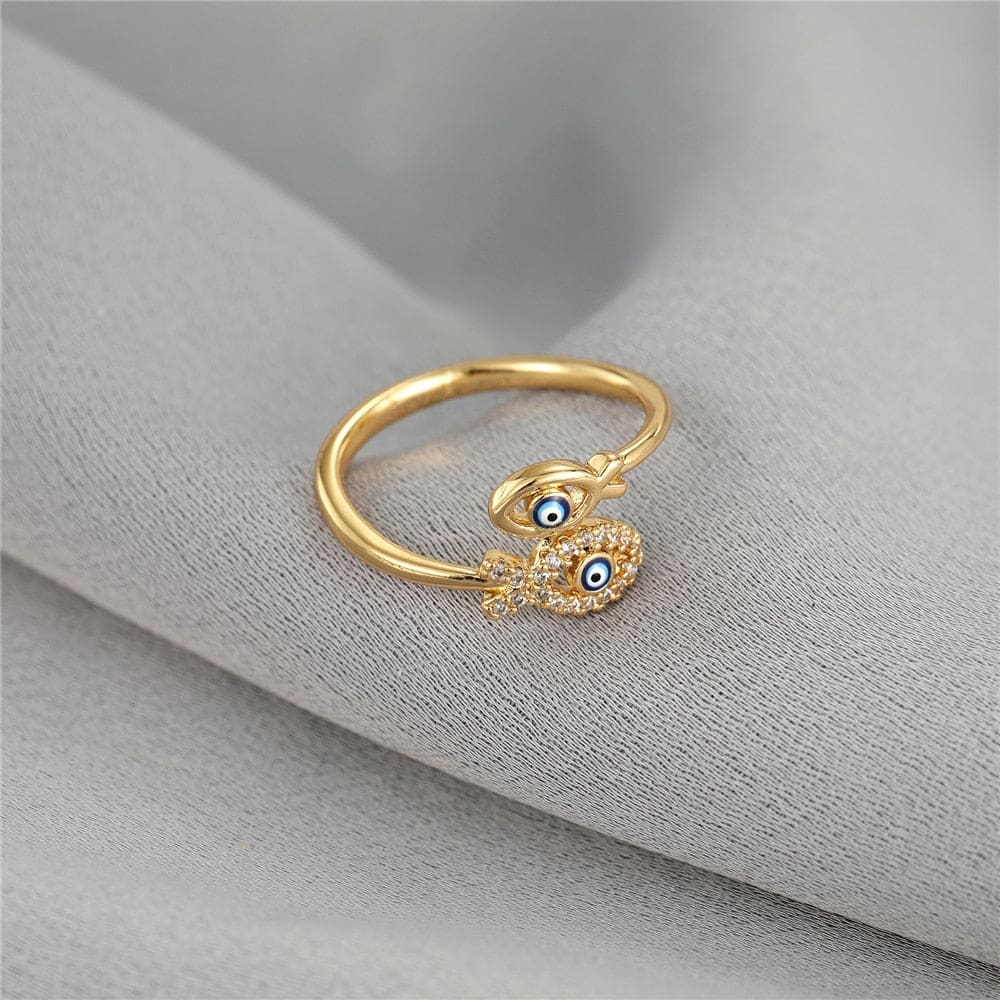 Madeinsea© - Gold Fish Ring