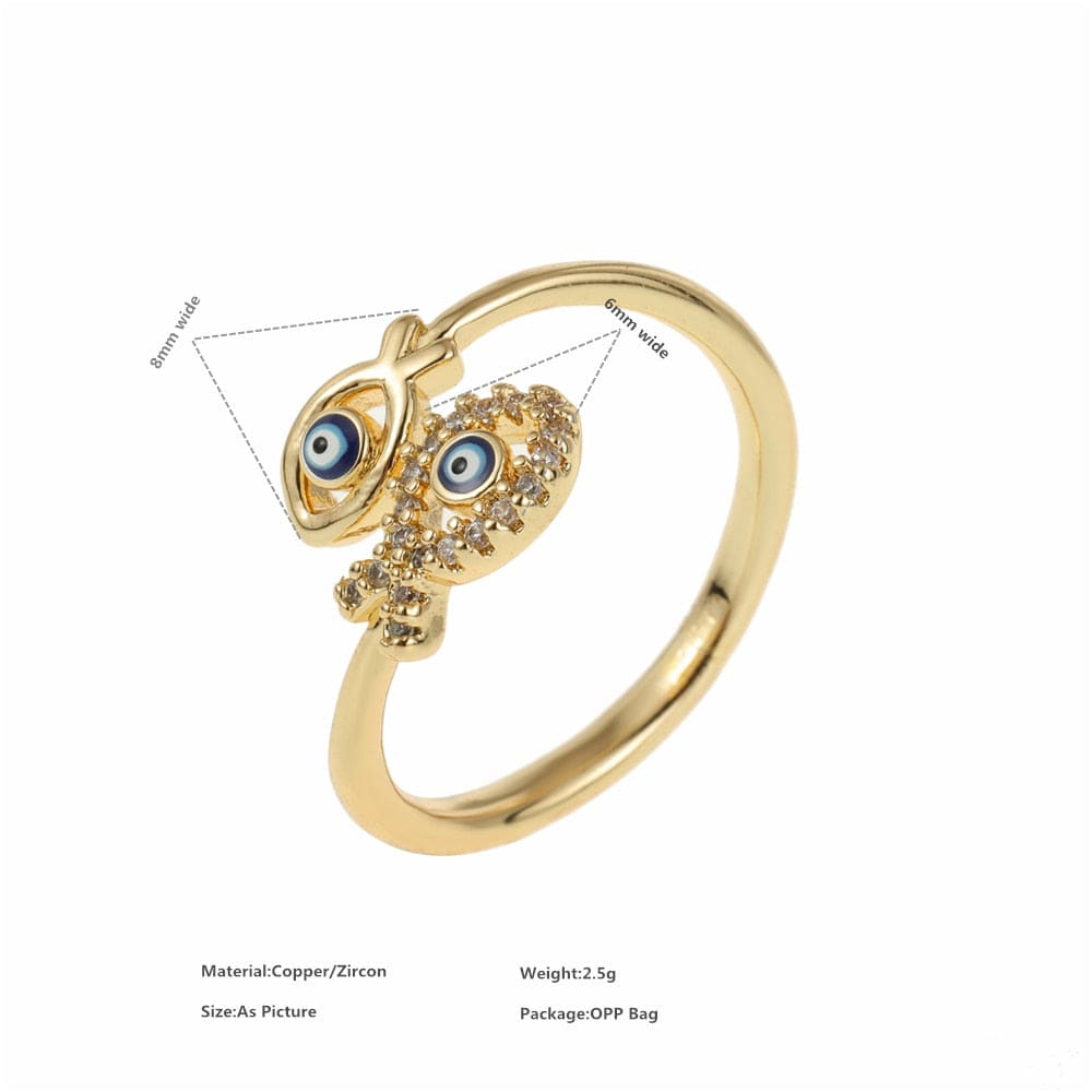 Madeinsea© - Gold Fish Ring