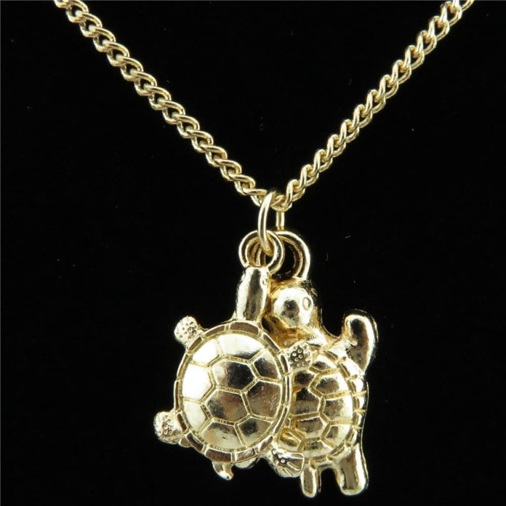 Gold Sea Turtle Necklace