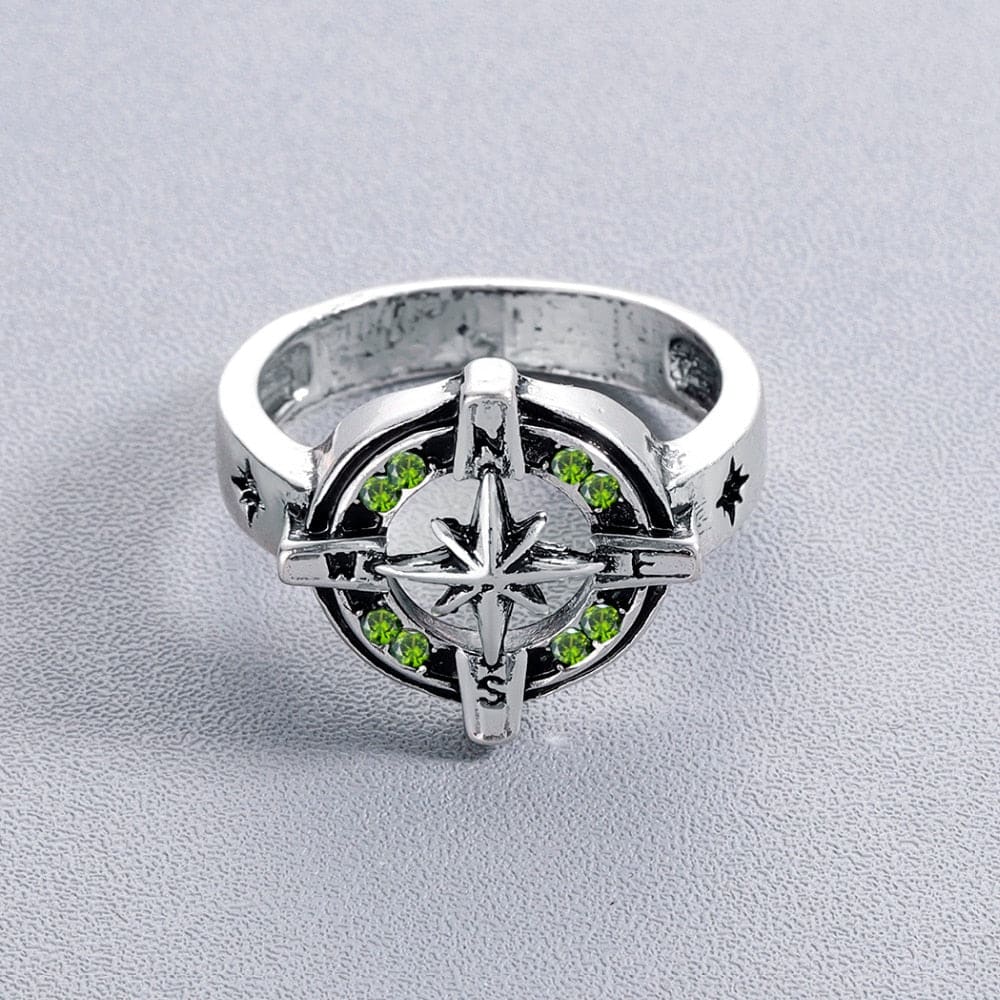 Green Compass Ring - 9