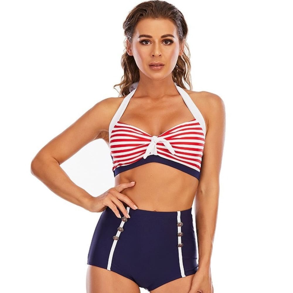 Nautical themed bathing suits Clearance
