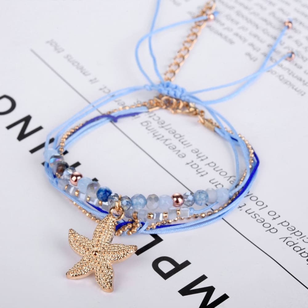 Handmade Rope Starfish Bracelet