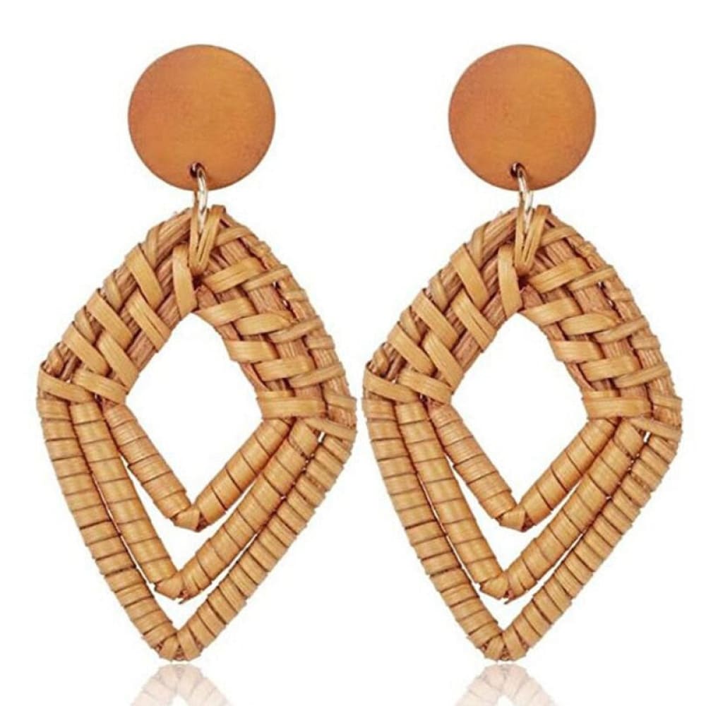 Handmade Wooden Beach Earrings