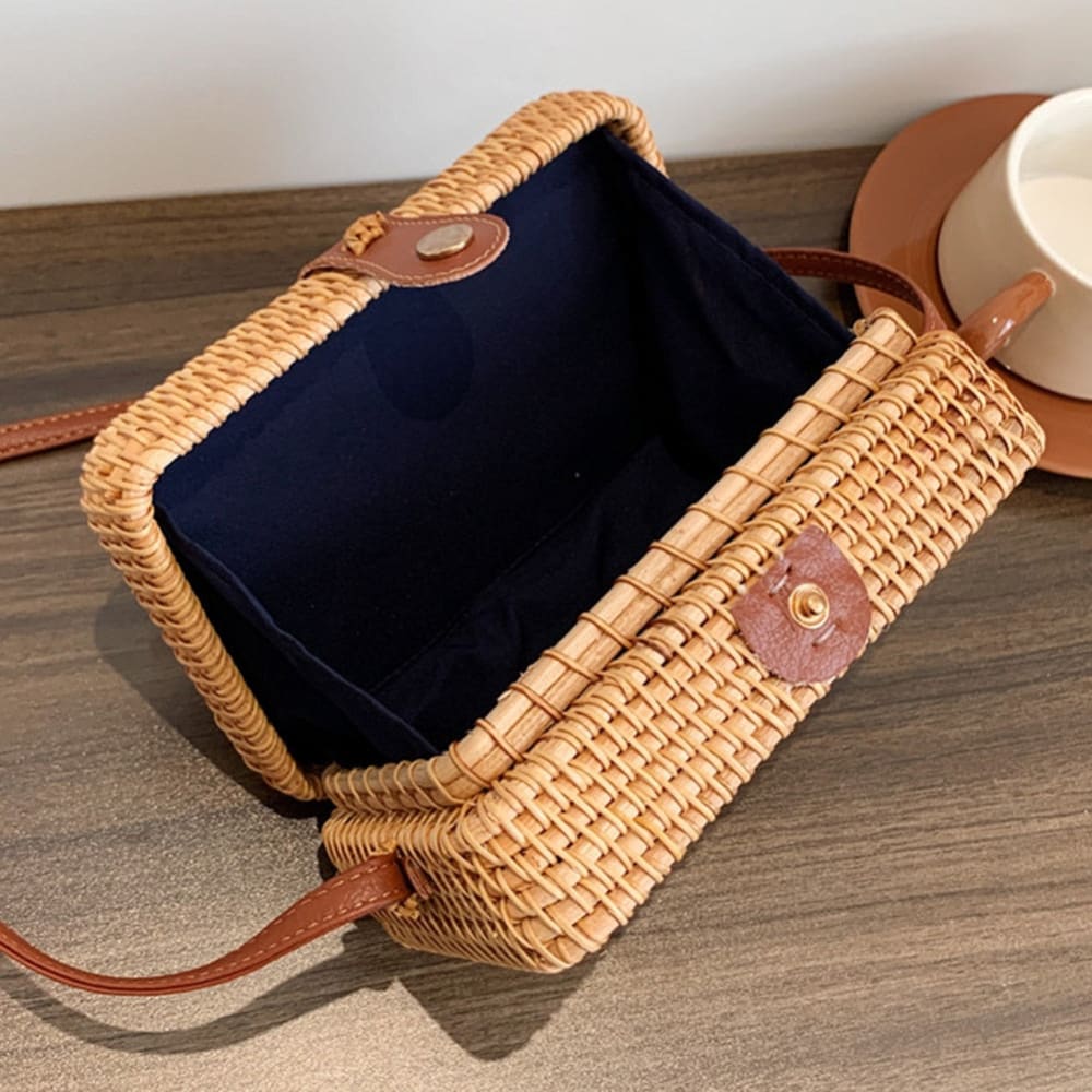 Handwoven Crossbody Beach Bag