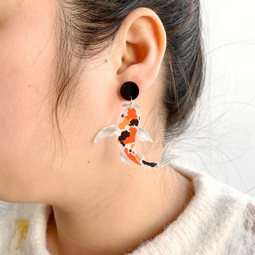Koi Fish Cartilage Earring