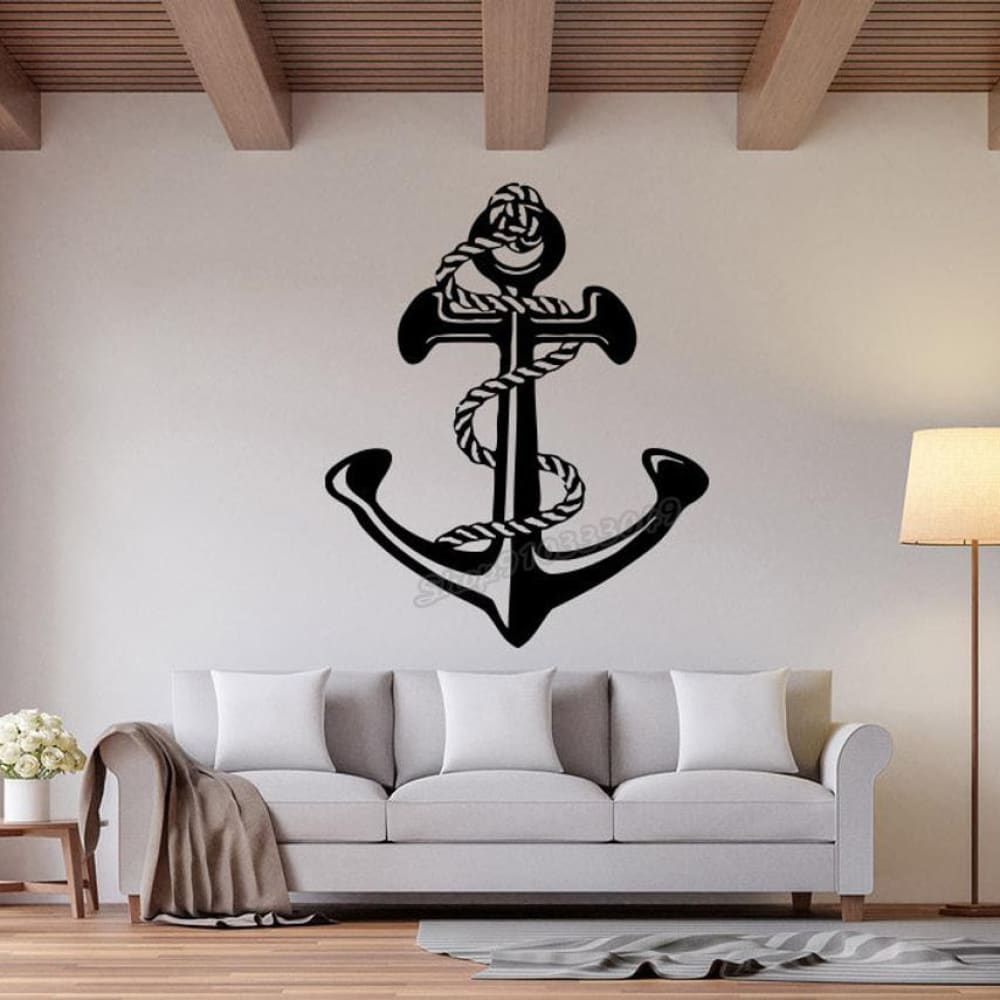 Large Nautical Anchor Wall Sticker