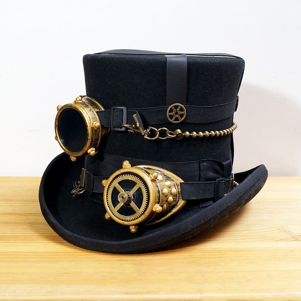 Leather Captain Hat