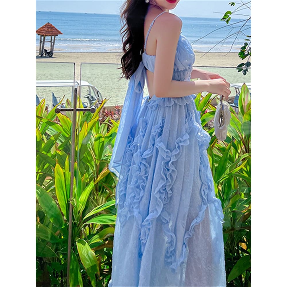 Light Blue Beach Dress
