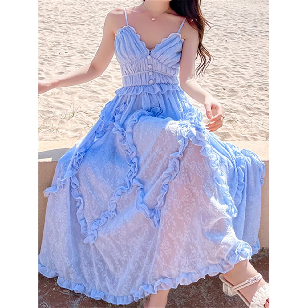 Light Blue Beach Dress
