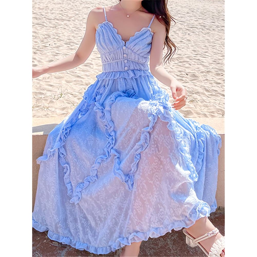 Madeinsea - Light Blue Beach Dress Madeinsea - Light Blue Beach Dress