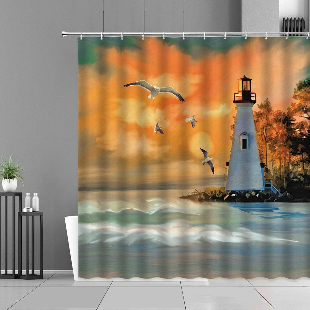 Lighthouse Shower Curtain
