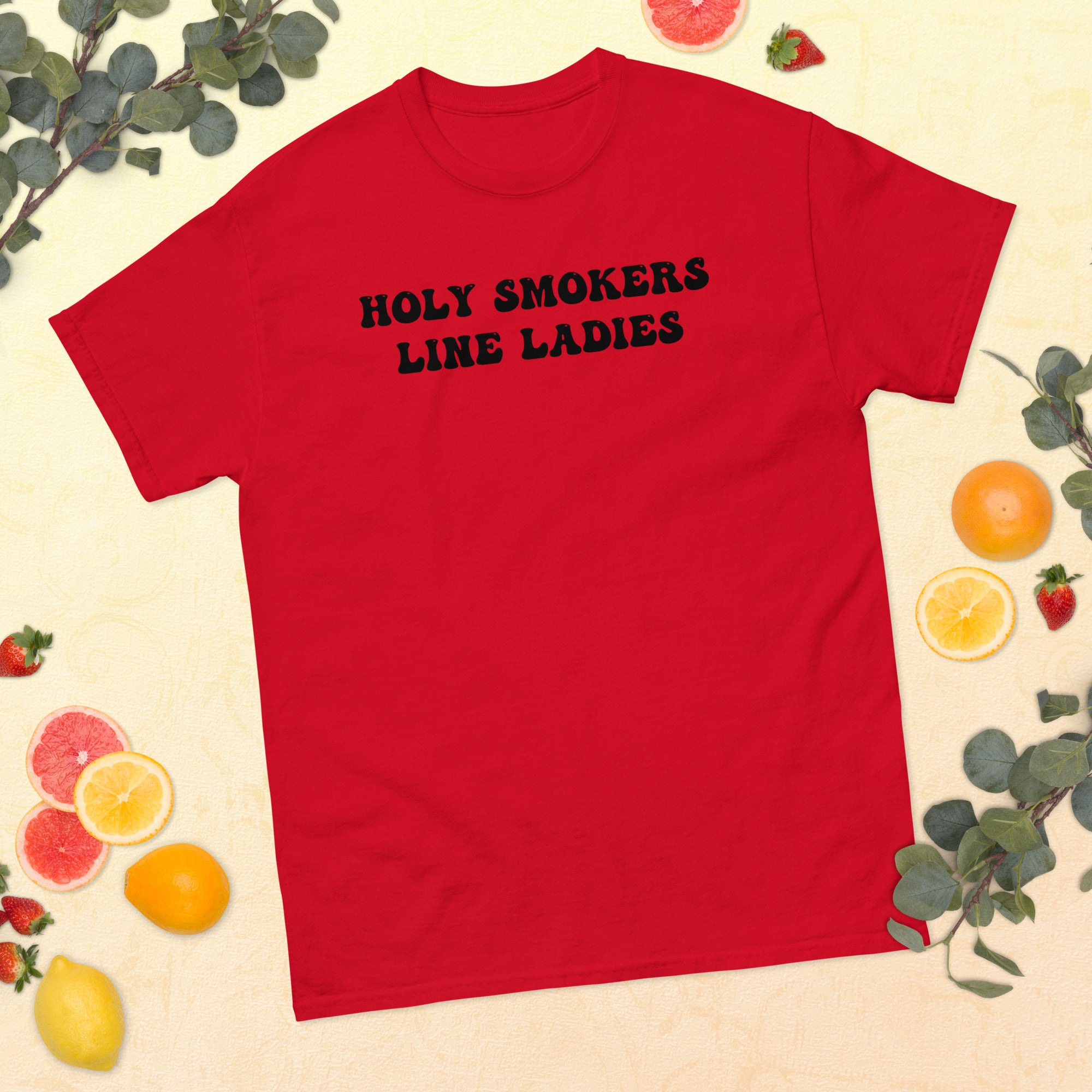 Holy Smokers Line Ladies Shirt, St. Mary's 129th Annual Homecoming Bazaar - Madeinsea©