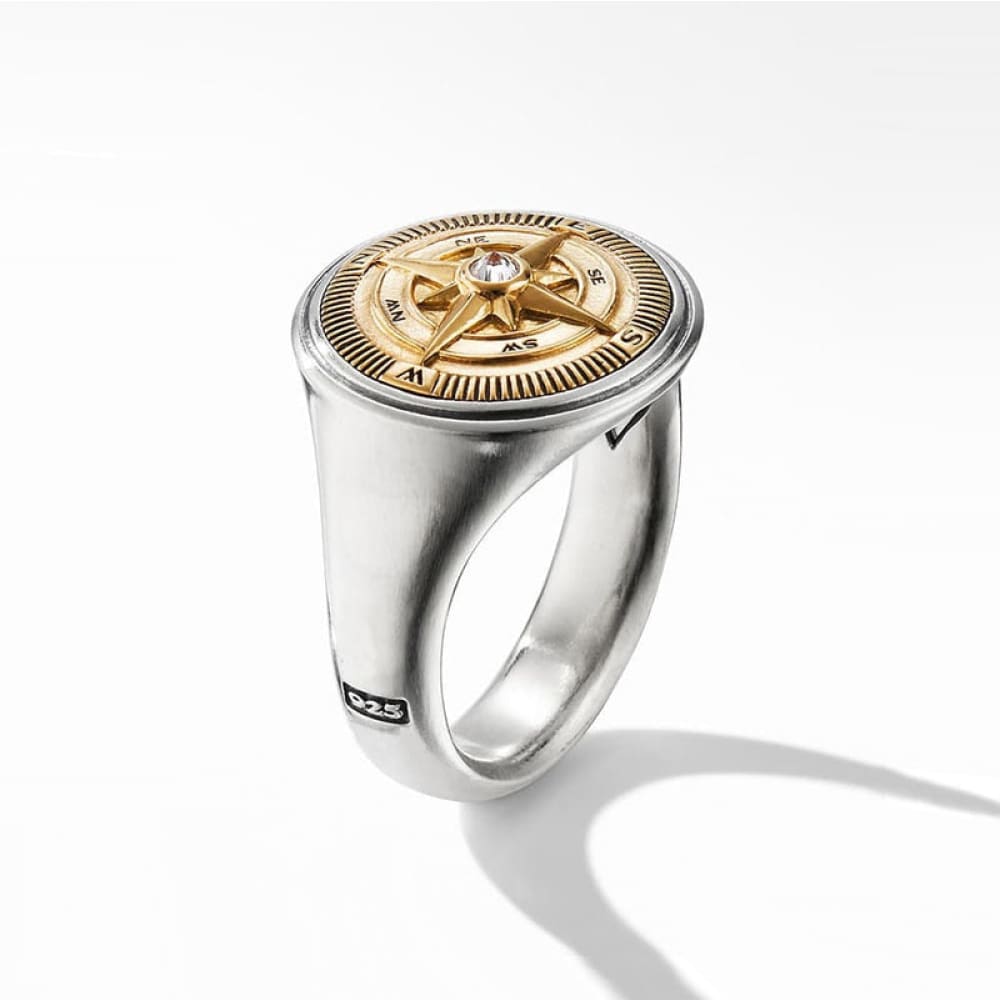 Men’s Compass Ring - 6