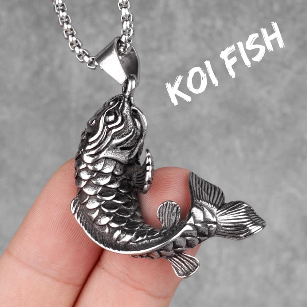 Mens Fish Necklace