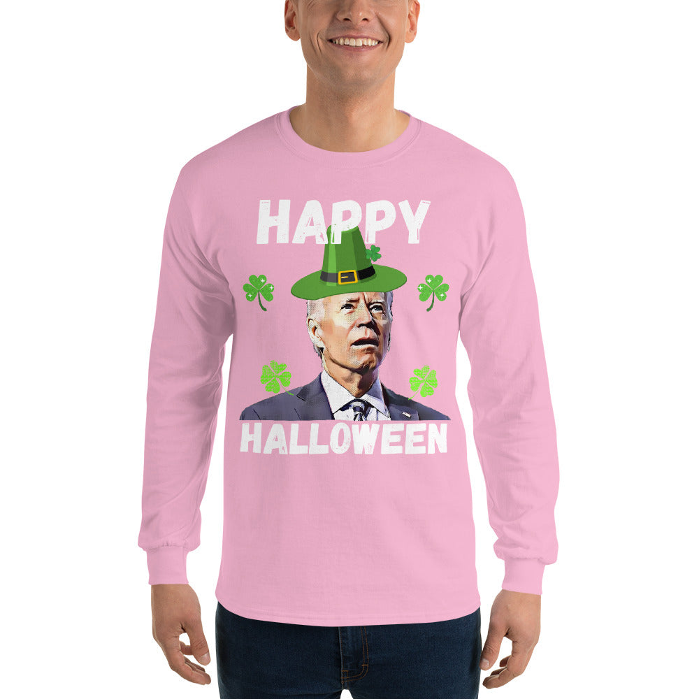 T-shirt drôle à manches longues pour la Saint-Patrick, T-shirt Biden pour la Saint-Patrick, cadeaux pour la Saint-Patrick, cadeau républicain drôle, T-shirt anti-Biden, St Pattys