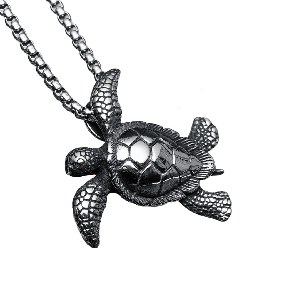 Mens Sea Turtle Necklace