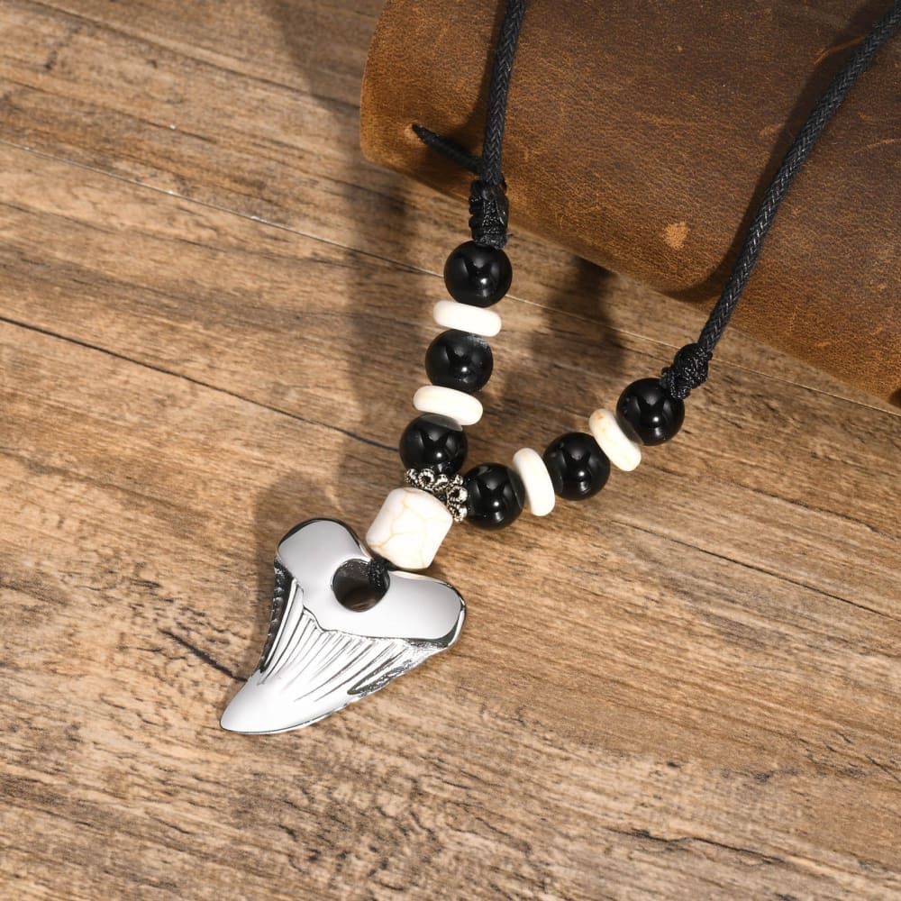 Mens Shark Tooth Necklace