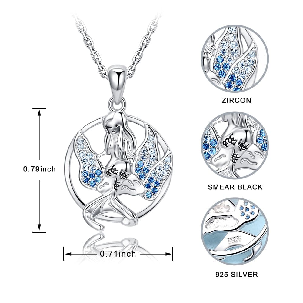 Mermaid Necklace Silver