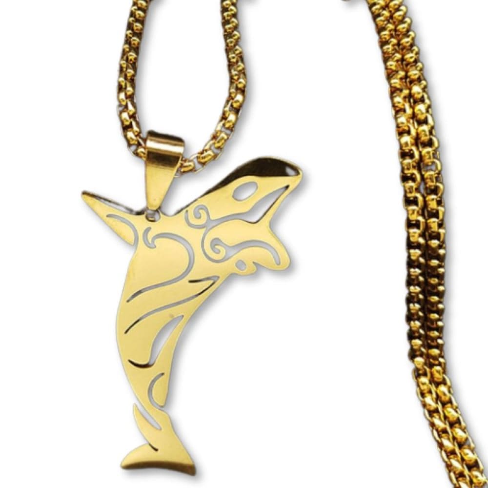 Metal Shark Necklace