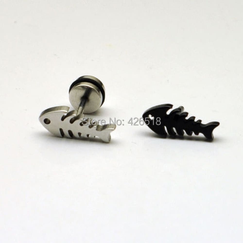 Mini Fish Bone Earrings