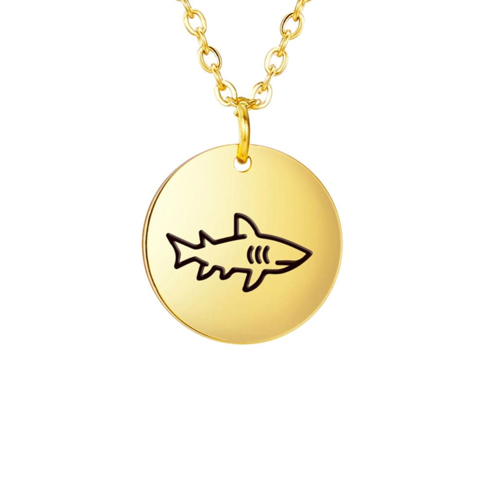 Minimalist Shark Necklace
